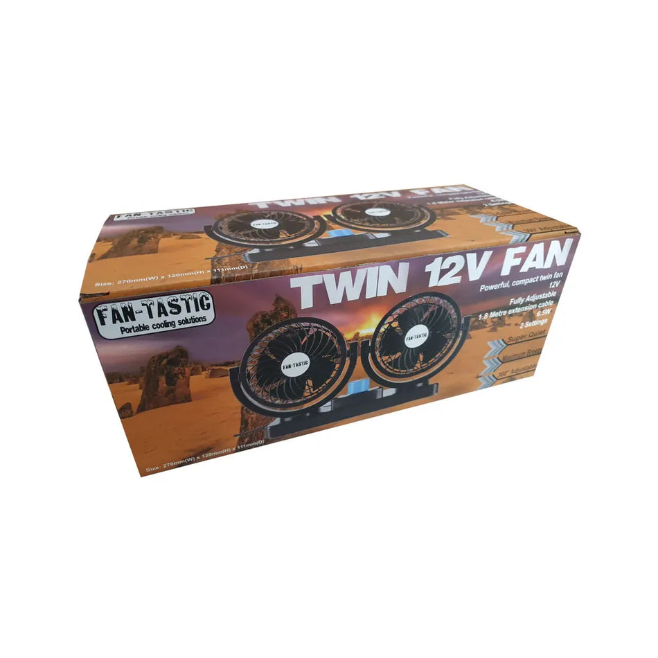 Fantastic 12V Twin Compact Fan