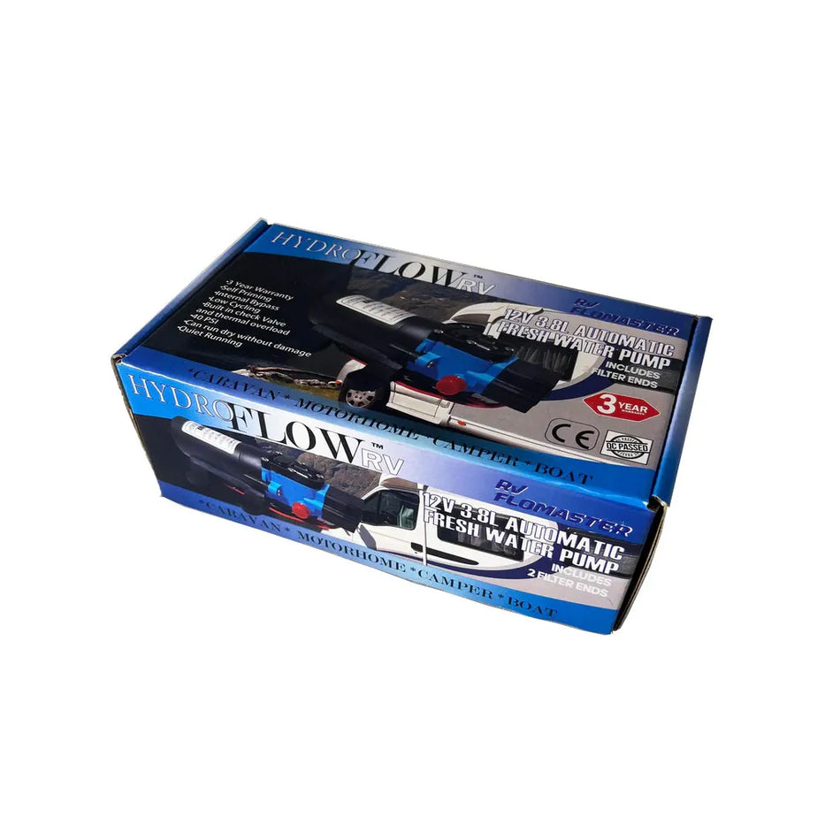 Hydroflow 3.8 LPM 35PSI 12V Water Pressure Pump